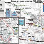Схема путевого развития ГЭТ города Грозного