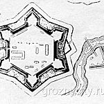 План крепости Грозная. 1918 г.